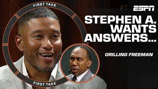 Stephen A. GRILLS Marcus Freeman on Notre Dame's expectations 👀 | First Take