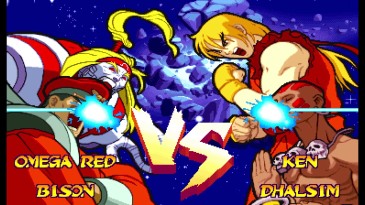 Marvel Super Heroes vs Street Fighter - Bison / Omega Red ...