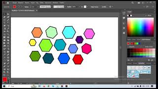 Adobe Illustrator Renk Değişimleri Çokgen