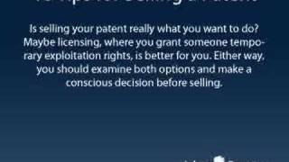 Sell a Patent