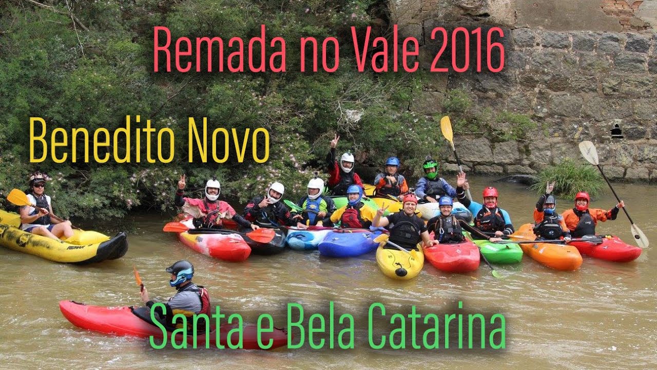 Kayak Whitewater - Remada no Vale 2016 - Rio Benedito - Benedito Novo / SC
