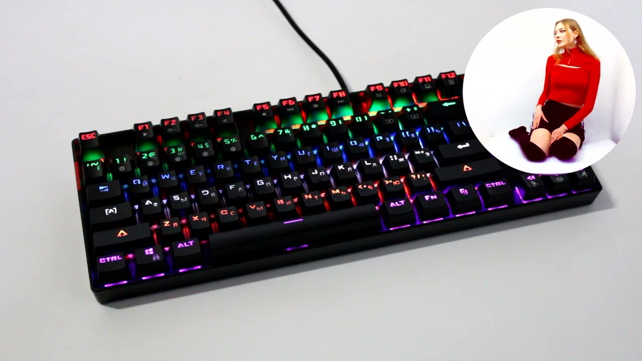 НИКС Компьютерный Супермаркет: видео про Комплект механическая клавиатура и мышь Jet.A Panteon GS800