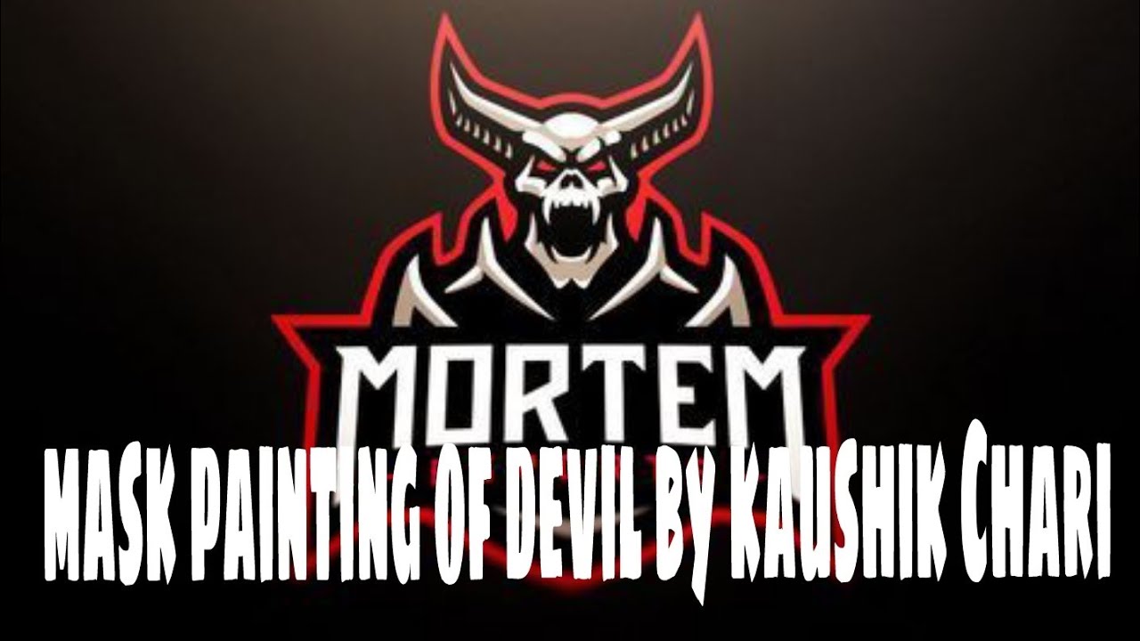 Mask painting of devil face - YouTube