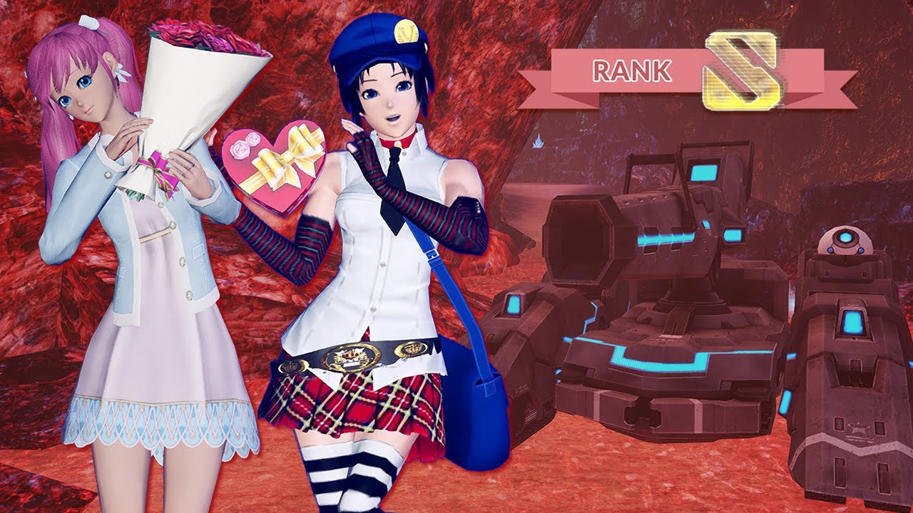 [PSO2] 2P Queen's Nightmare: Earth Depths (UH) - S-rank