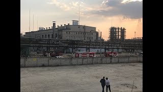 В Новокуйбышевске после пожара на нефтехимической установке госпитализировали 5 человек