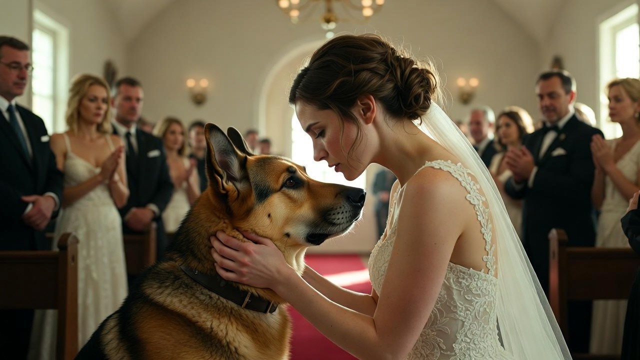 On Her Wedding Day, Her Police Dog Blocked Her Path — Then She Discovered the Heartbreaking Truth”