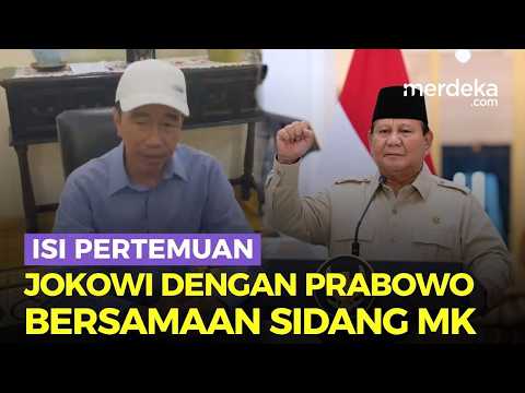 Jokowi Ungkap Isi Pertemuan dengan Prabowo Bersamaan dengan Putusan MK soal Ijazah Gibran