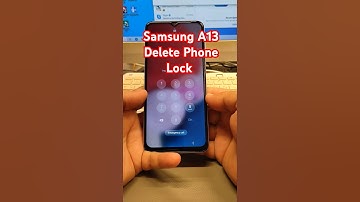 Samsung A13 (SM-A135F), Delete Pin, Pattern, Password lock.