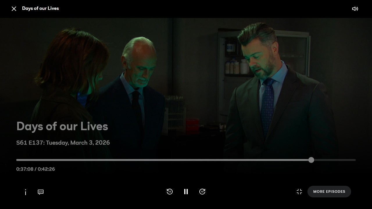 Days of our Lives Tue/3/3 Kate & Xander are taking Johnny down, Theo wants Johnny to stay @ Dimera