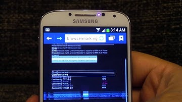 Samsung Galaxy S4 Octa Core - Rightware Browser Mark 2.0