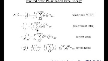 CompChem.07.07 Excited Electronic States: Solvatochromism