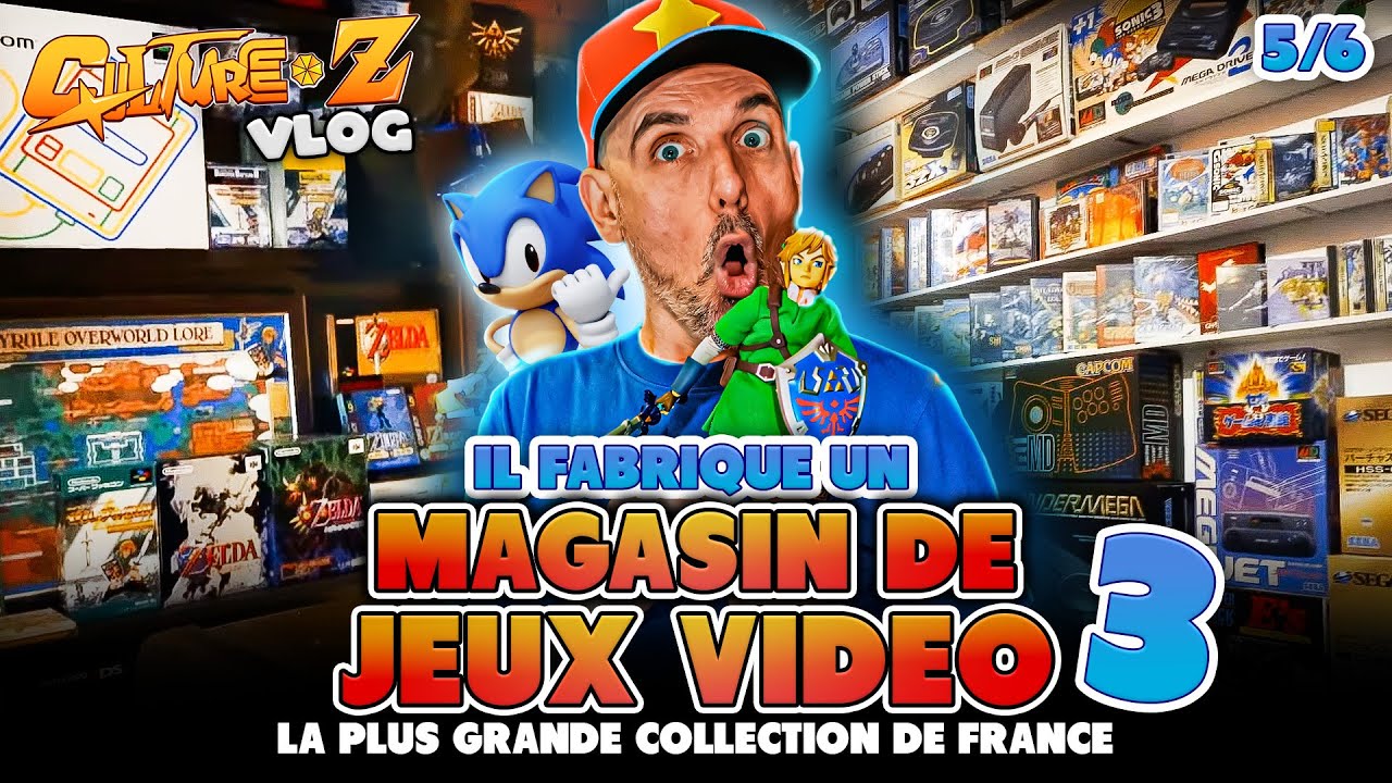 IL FABRIQUE UN MAGASIN DE JEUX VIDEO 3 - CULTURE Z VLOG 14  @brycecorp
