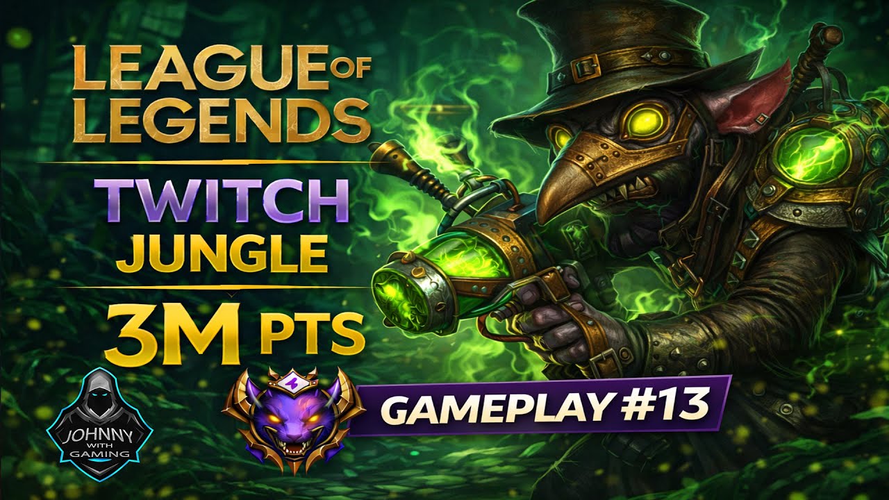 LOL The Plague Rat Twitch Jungle AD 3 Million Mastery Points | Season 15 | Gameplay 013 (2026)