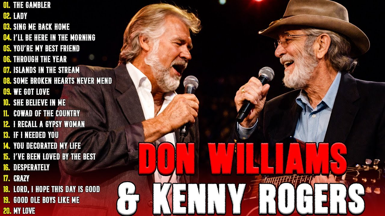 Best of Don Williams & Kenny Rogers Greatest Hits 2026 🔥 Timeless Classic Country Legends