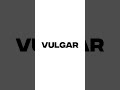 VULGAR IS BEAUTIFUL!! Out everywhere now 🖤 #shorts