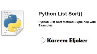 Sorting Lists In Python Arabic Tutorial || Key And Reverse Usage Profile