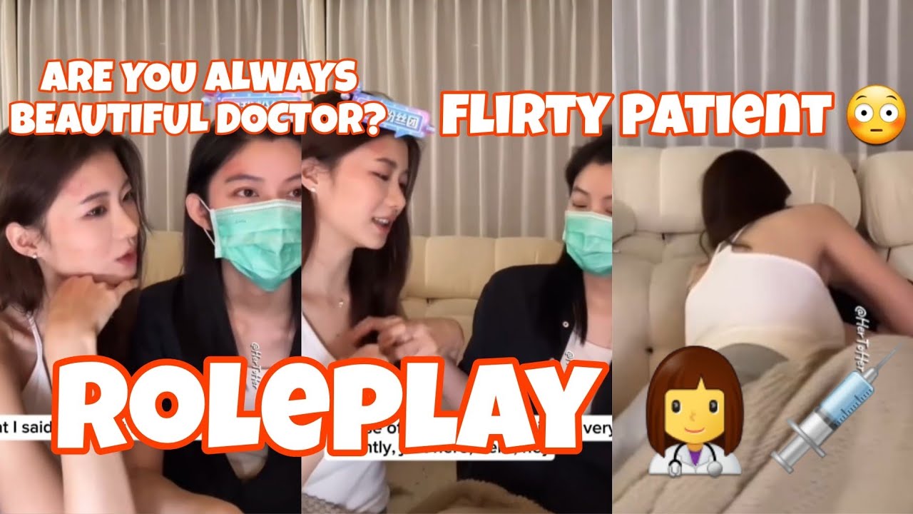 Doctor Roleplay Gone Wrong 😳 Patient Kiss the Doctor!👀 Shao Re Hu Shuo ❤️ GL Couple 🏳️‍🌈