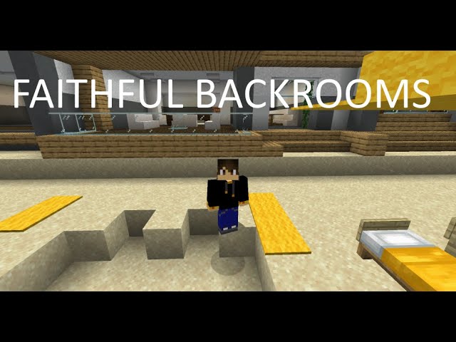 Faithful Backrooms Mod (1.18.2, 1.16.5) - Horror Storytelling Goes Online 