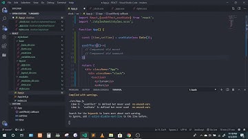 React Hooks Simple Clock Tutorial