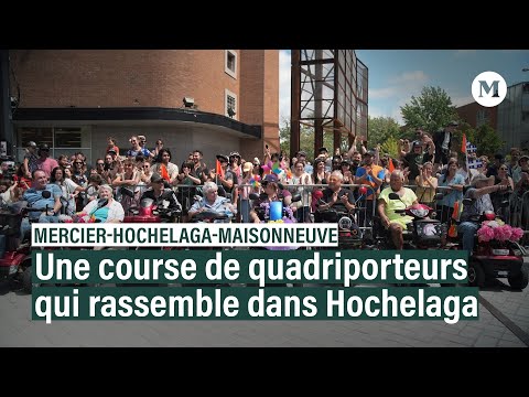 Une course de quadriporteurs qui rassemble dans Hochelaga - video from Journal Metro