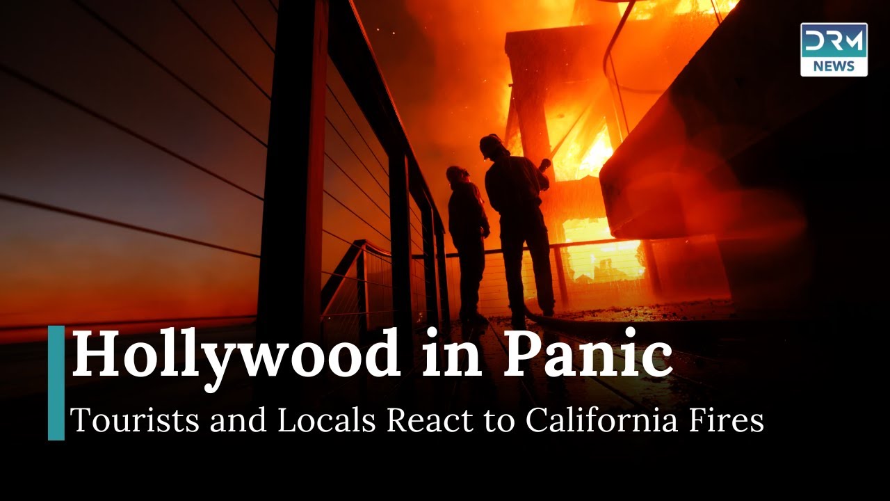 Hollywood in Panic: Sunset Fire Spreads, Residents React | DRM News | AL1B