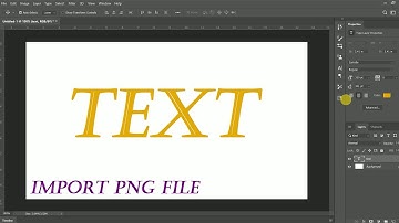 How to Create Text With Transparent Background in Photoshop / Export Images, Text and Logos Tutorial