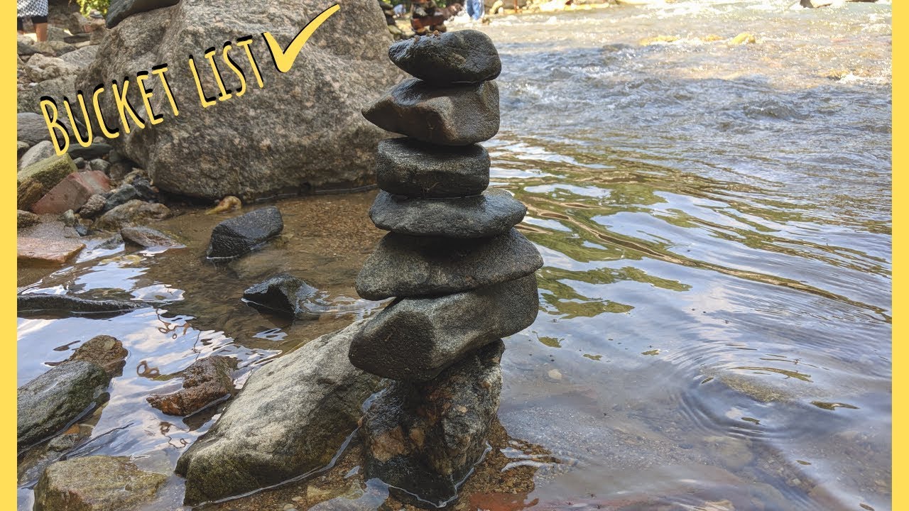 Bucket List Checklist - Stacking River Rocks! - YouTube