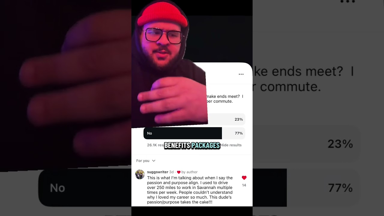 Never live and work in the same city. We need super commuter benefits packages