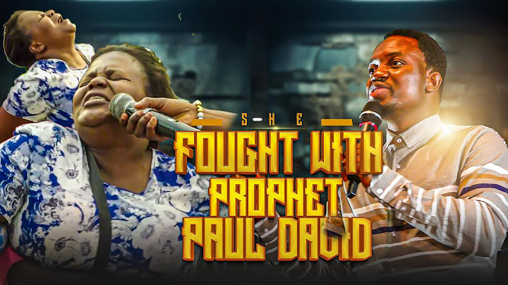 YOU ARE A SMALL BOY BUT YOU CAUSE SO MUCH TROUBLE! PROPHET PAUL DAVID!! #tbjoshua #prophetpauldavid