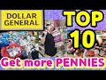 Top 10 penny areas  dollar general get more pennies 3724