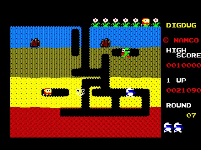 Dig Dug (ディグダグ) for the NEC PC-88 - YouTube