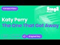 Katy Perry - The One That Got Away (Karaoke Piano)