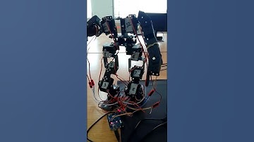 Humanied Robot 🤖 using Arduino Uno.#robotics #engeeneringproject #robot #eceproject #electronic