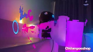 Vídeo: Luz Disco Gyro Swing Led beam laser wash
