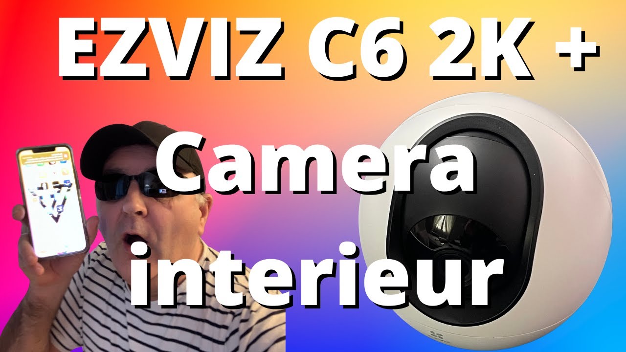 Caméra rotative Ezviz C6, Wifi, PTZ, Intérieure, 2K+