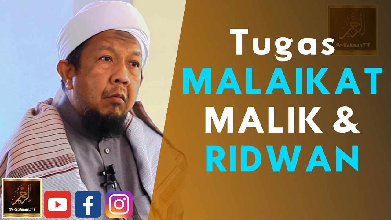 Ustaz Ahmad Rozaini - Tugas MALAIKAT MALIK & RIDWAN - YouTube