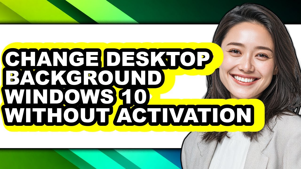 How to Change Desktop Background Windows 10 Without Activation - Full ...
