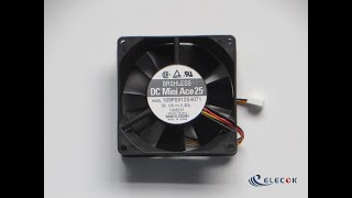109P0912S4071 12V 0.32A 3wires Cooling Fan