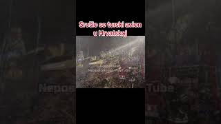 Srušio se turski avion u Hrvatskoj. #shorts