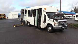 2012 Ford Diamond VIP 2200 14 Passenger + 1 Wheelchair ADA Shuttle Bus - S13282
