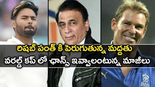 ICC Cricket World Cup 2019: Former Cricketers Say Panth is in the World Cup Team For India screenshot 5