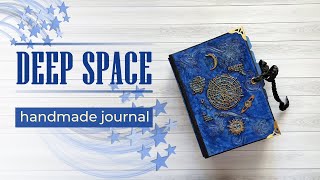 Deep Space - handmade journal in a slipcase. Perfect gift for writing or sketching