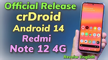 Official crDroid A14 ON Redmi Note 12 4G English