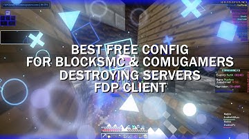 BEST FREE CONFIG FOR FDP CLIENT | DISABLER MOVEMENT VERUS | BYPASS BLOCKSMC & COMUGAMERS | LEAK CFG