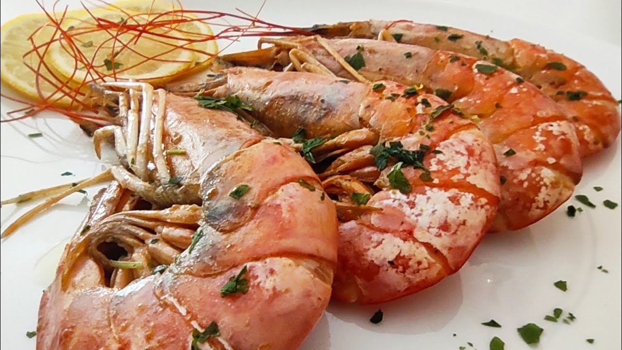 Gamberi in padella (ricetta facile e veloce) YouTube