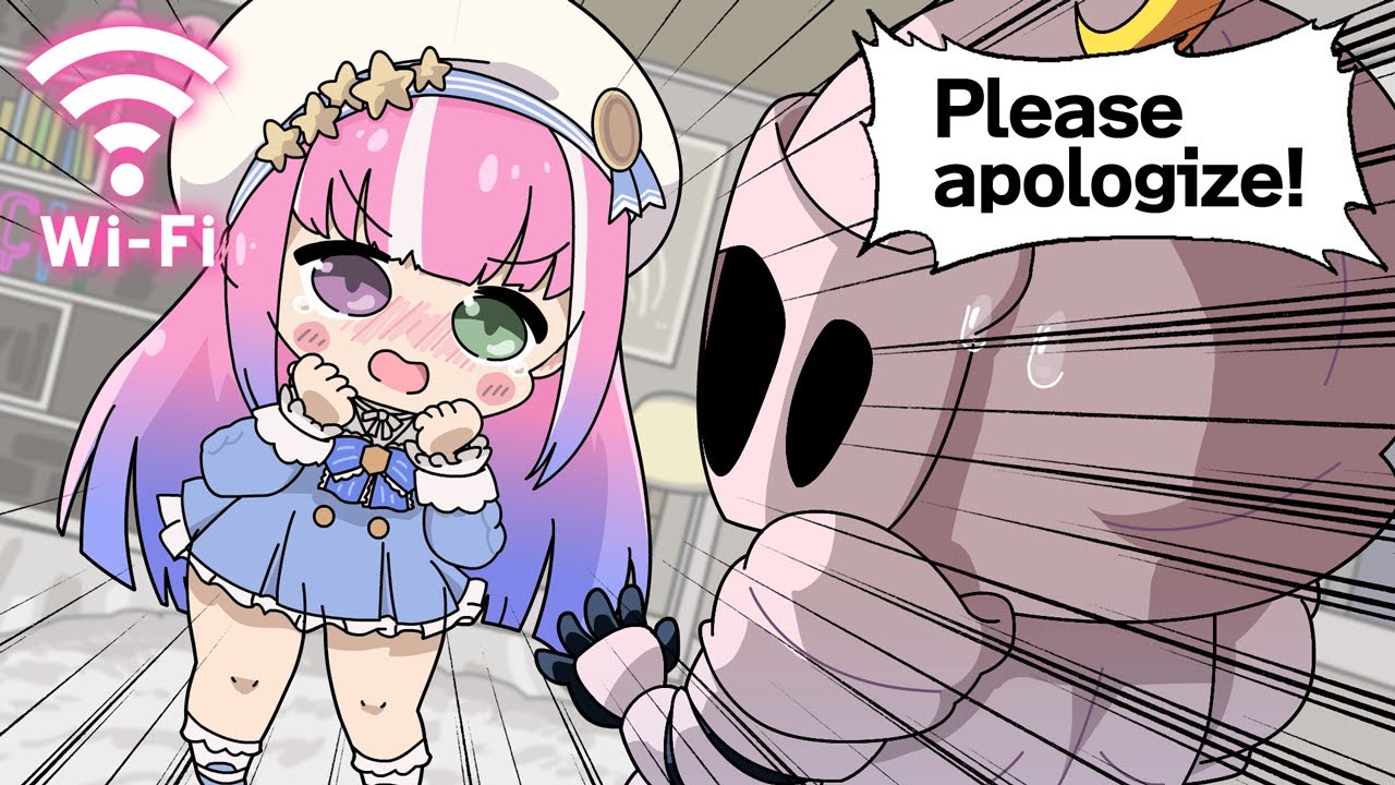 Fans point out Luna's mistake. But she demands an apology from them.[Animated Hololive/Eng sub]