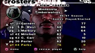 199798  Retro Nba Rosters Minnesota Timberwolves Team Roster Nba  98