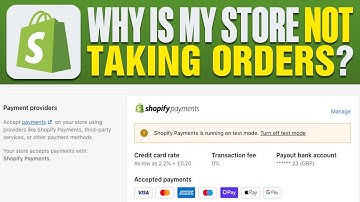 Why is My Shopify Store Not Taking orders (2025)