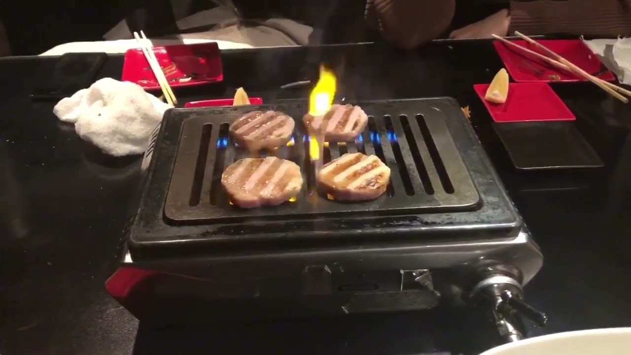 Grilling delicious burger patties YouTube