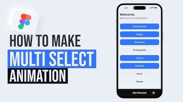 Multi Select Animation | Figma Interactive Components